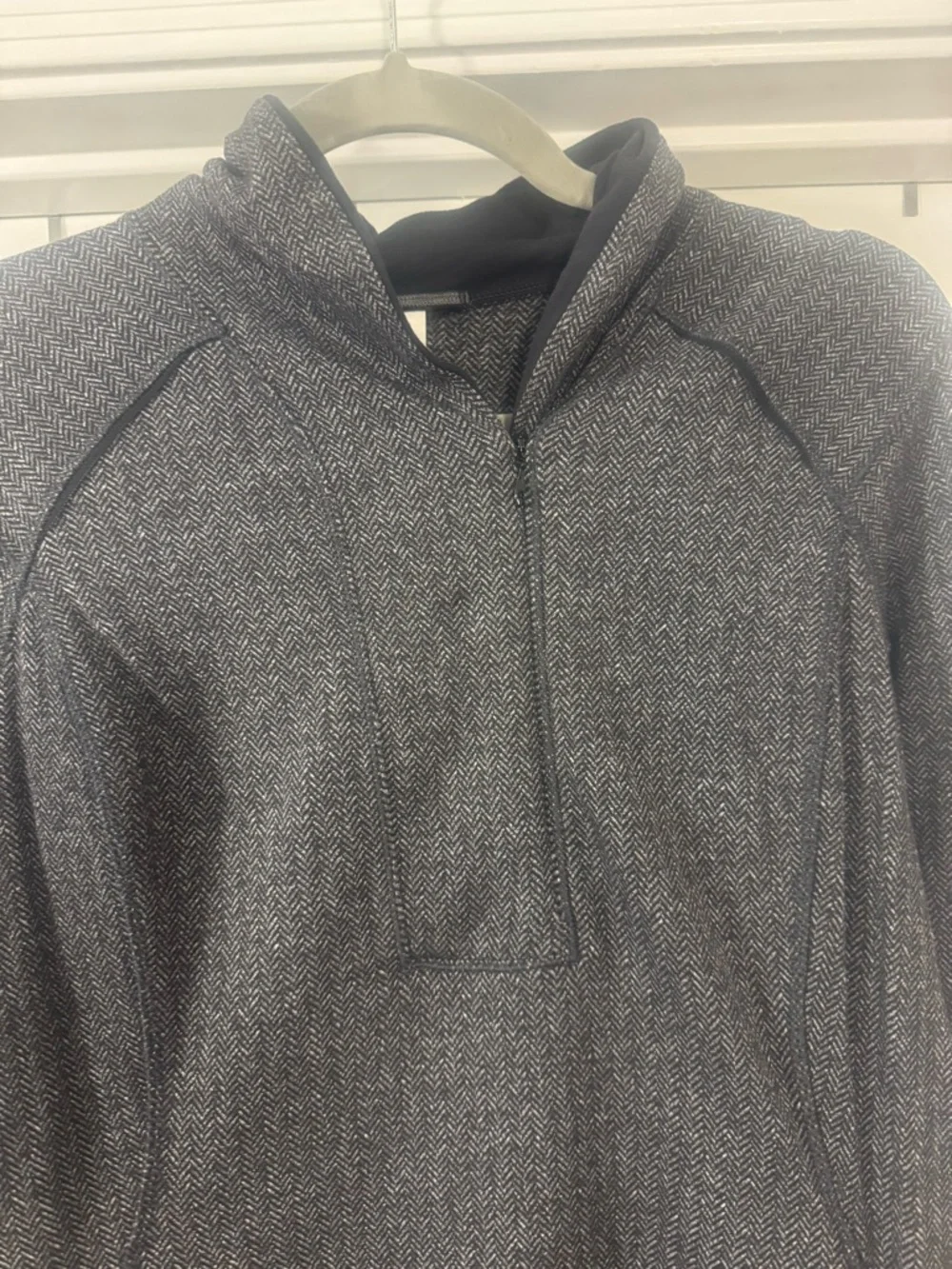 Lululemon Think Fast Herringbone Zip Pullover - Picture 10 of 16